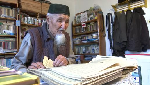 84 жастағы Асан ақсақал әлі күнге кітапханаға барады!