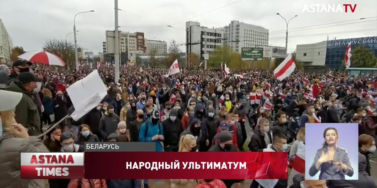"Население подвергается насилию": сотни тысяч белорусов вышли на забастовку
