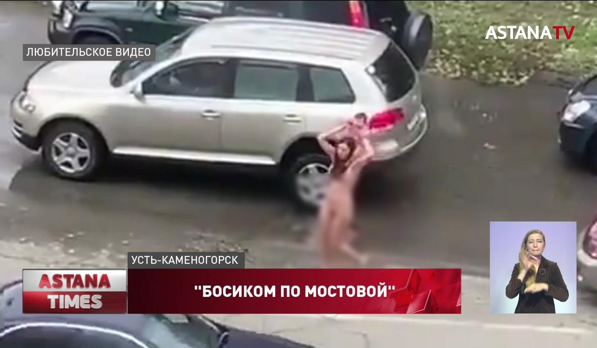 Голая женщина с ребенком бросалась под авто: родные забрали младенца -  Телеканал «Астана»