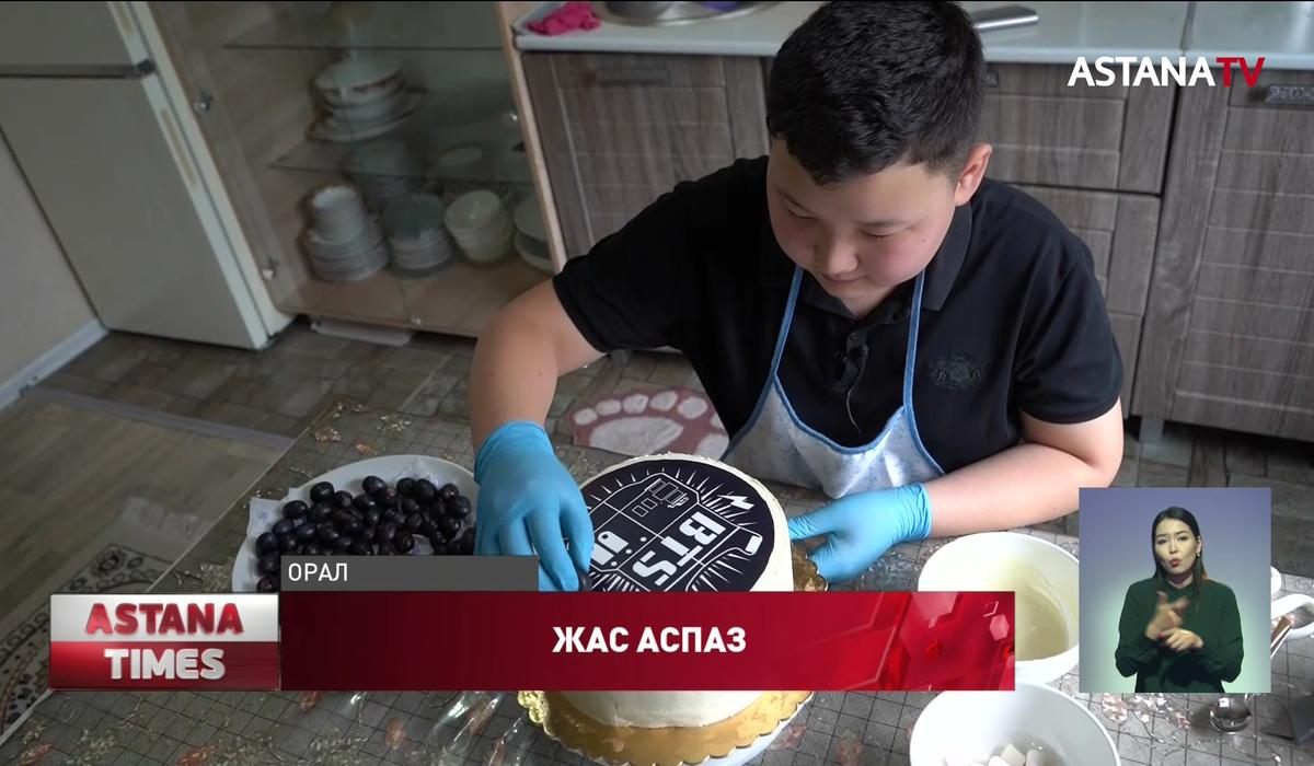 Оралдық мектеп оқушысы торттың 40 түрін пісіреді