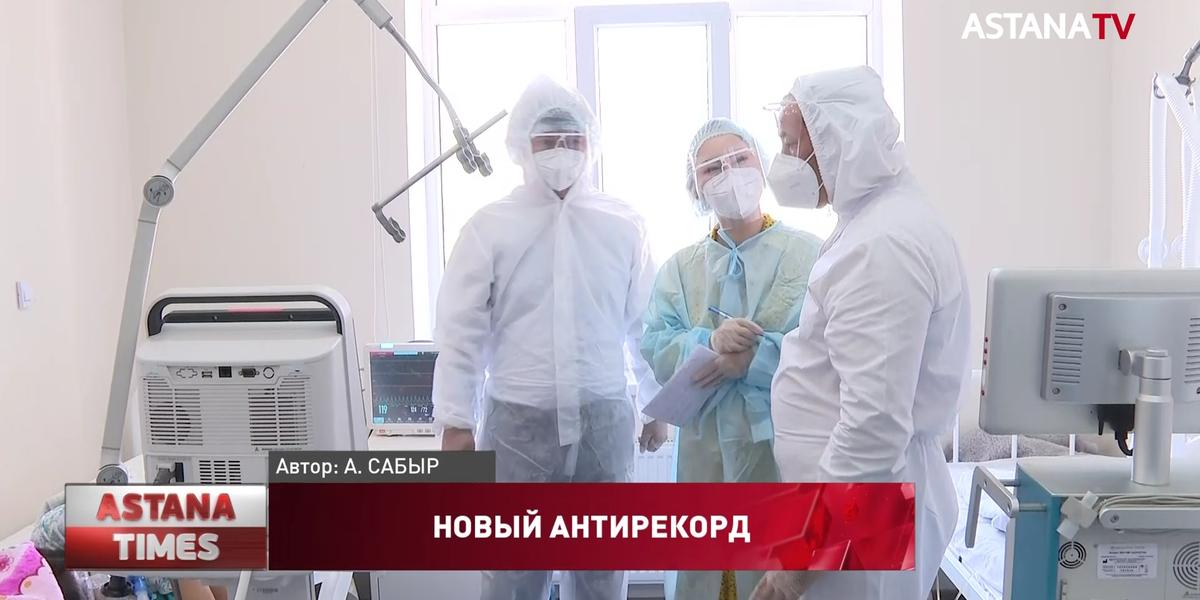 Новый антирекорд: за сутки коронавирусом заразились почти 7,5 тыс. казахстанцев