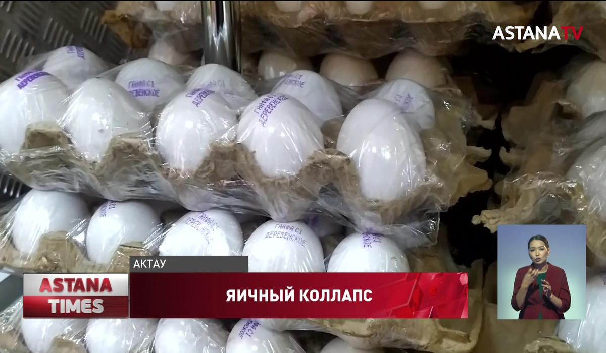Куриные яйца исчезли с прилавков магазинов в Актау
