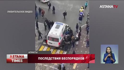 "В машину закинули гранату", - врачи скорой помощи рассказали о нападении боевиков в Алматы