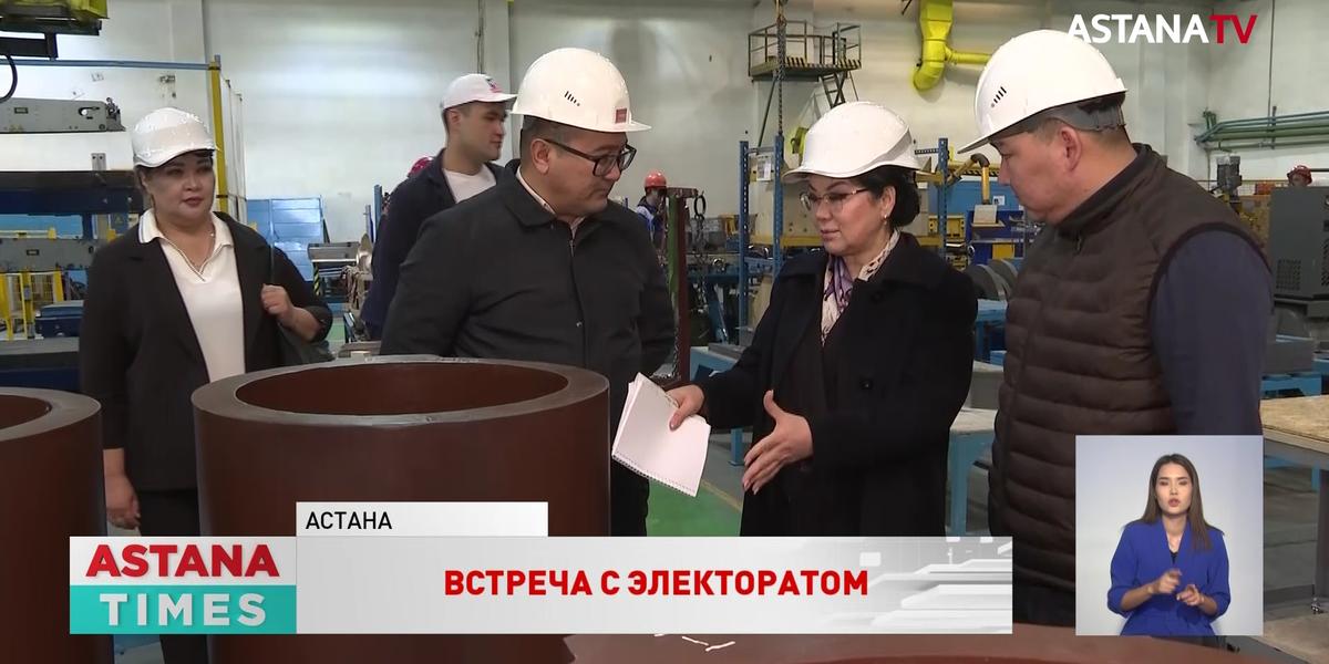 Кандидат Салтанат Турсынбекова подвела итоги двухнедельной агитработы