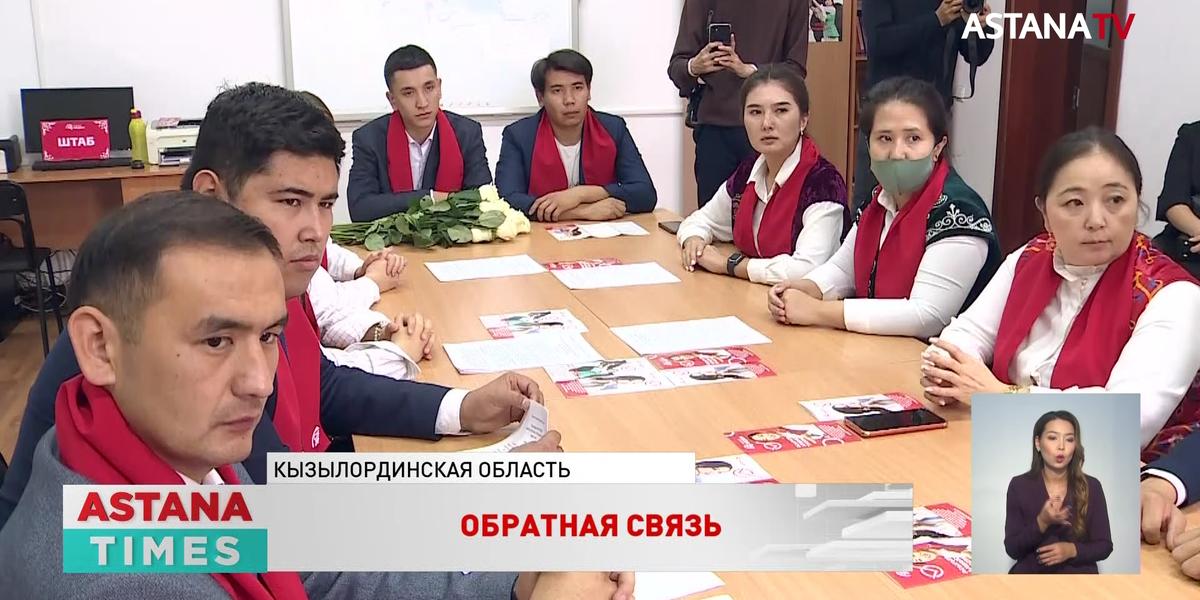 Более 100 волонтеров работают в региональном штабе Абден в Кызылординской области