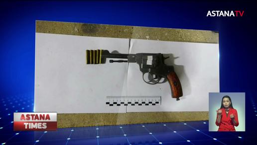 Столетний револьвер изъяли у подозреваемого в покушении на убийство в Акмолинской области
