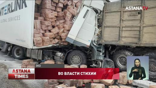 Два водителя большегрузов погибли в жуткой аварии в ЗКО