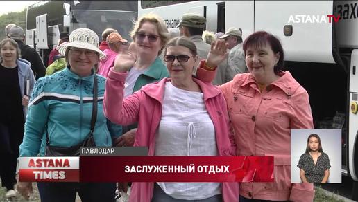 Около 150 ветеранов Павлодарского алюминиевого завода отправили в санаторий по партийному проекту «AMANAT»
