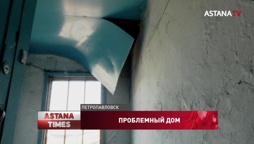 "Аварийным не признан": крыша обрушилась в жилом доме в Петропавловске