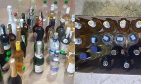 Дүкеннен лицензиясы жоқ 143 литр алкоголь тәркіленді