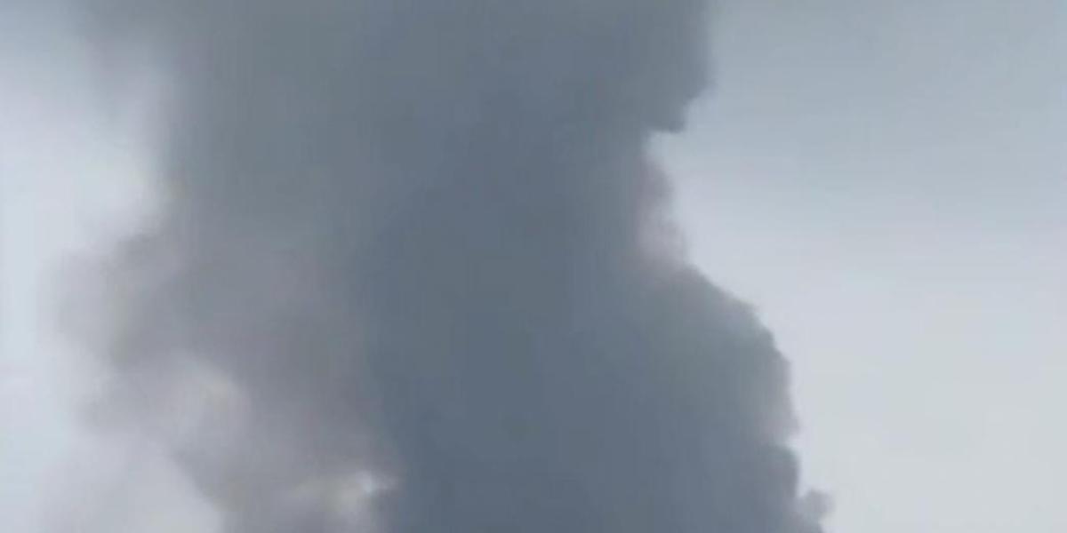 Ядовитое облако дыма накрыло Гамбург