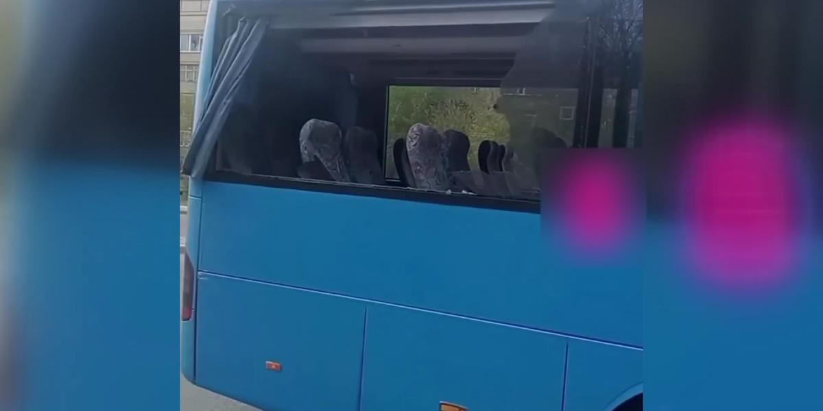Гонки двух автобусов едва не закончились трагедией в Караганде