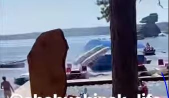 На лодке по озеру