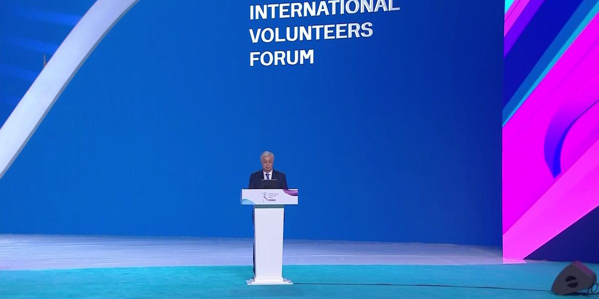 «Волонтерлердің еңбегі әрдайым жоғары бағалануы керек», - Президент