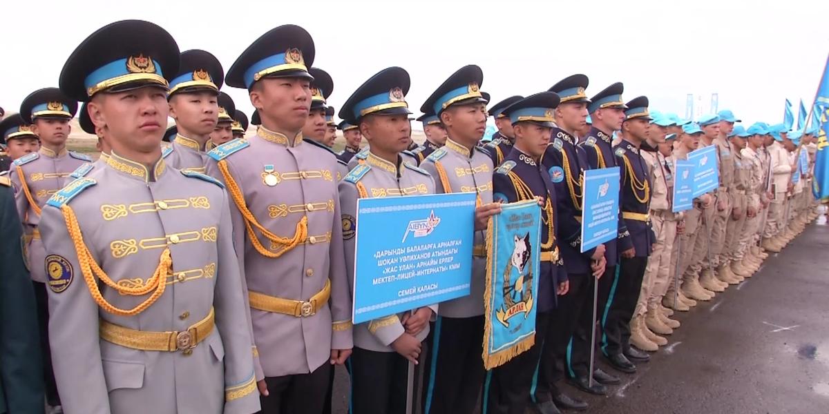 Военно-патриотический сбор молодежи «Айбын-2023» завершился в Карагандинской области