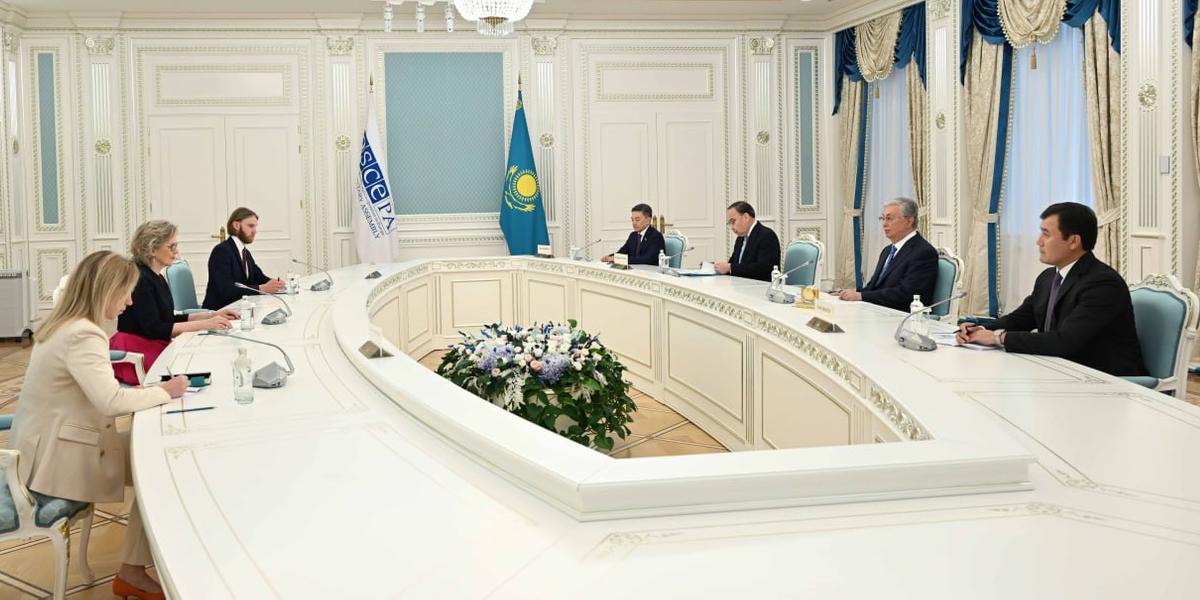 Касым-Жомарт Токаев принял Президента Парламентской Ассамблеи ОБСЕ