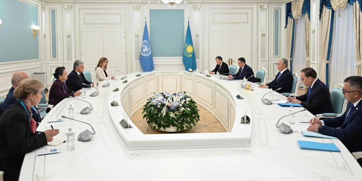 Касым-Жомарт Токаев принял делегацию ООН