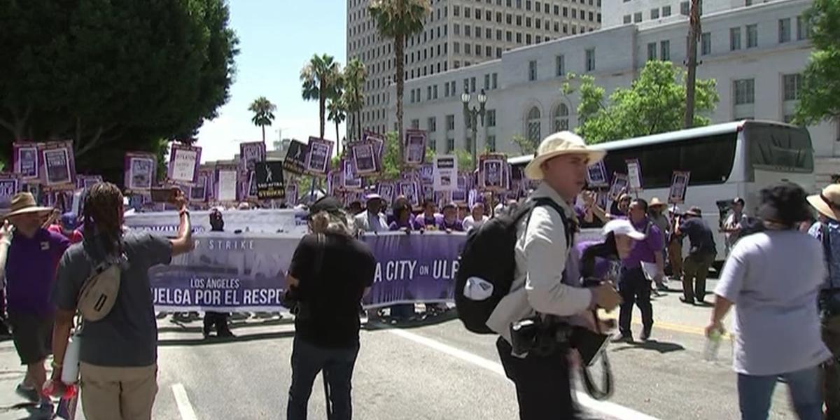 11 тысяч рабочих вышли на забастовку в Лос-Анджелесе