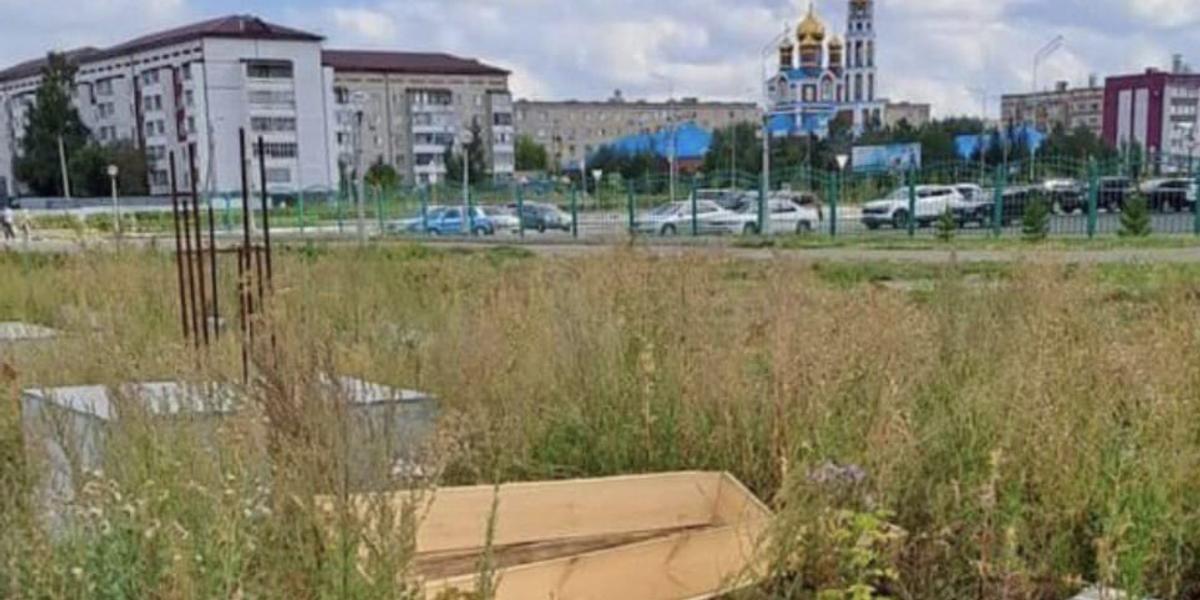 Пустой гроб на одной из улиц переполошил Петропавловск