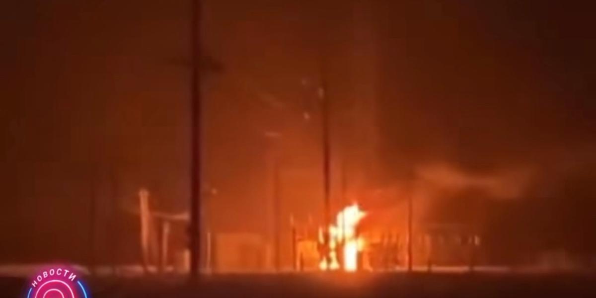 Сёла остались без света из-за пожара на подстанции в Карагандинской области