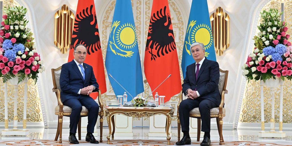 Как встречали Президента Албании в Акорде
