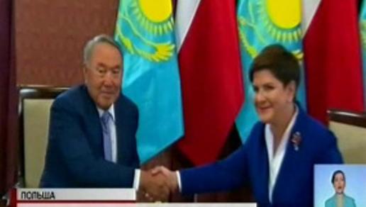 Н. Назарбаев встретился с премьер-министром Польши