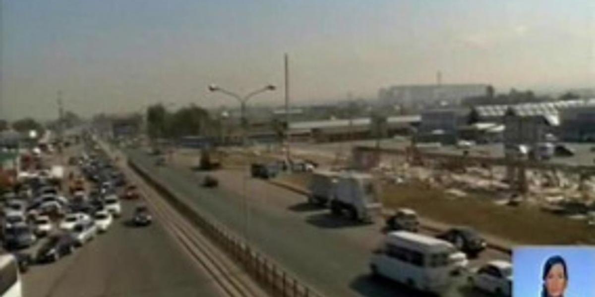 Реконструкция дороги возле алматинского рынка «Алтын Орда» затянется минимум на два года