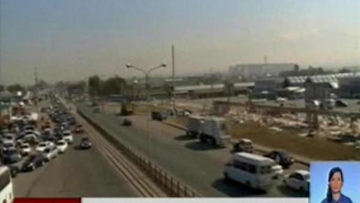 Реконструкция дороги возле алматинского рынка «Алтын Орда» затянется минимум на два года