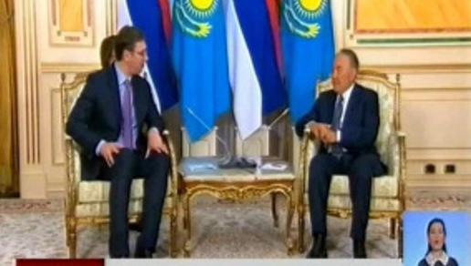 Н. Назарбаев встретился с премьер-министром Сербии