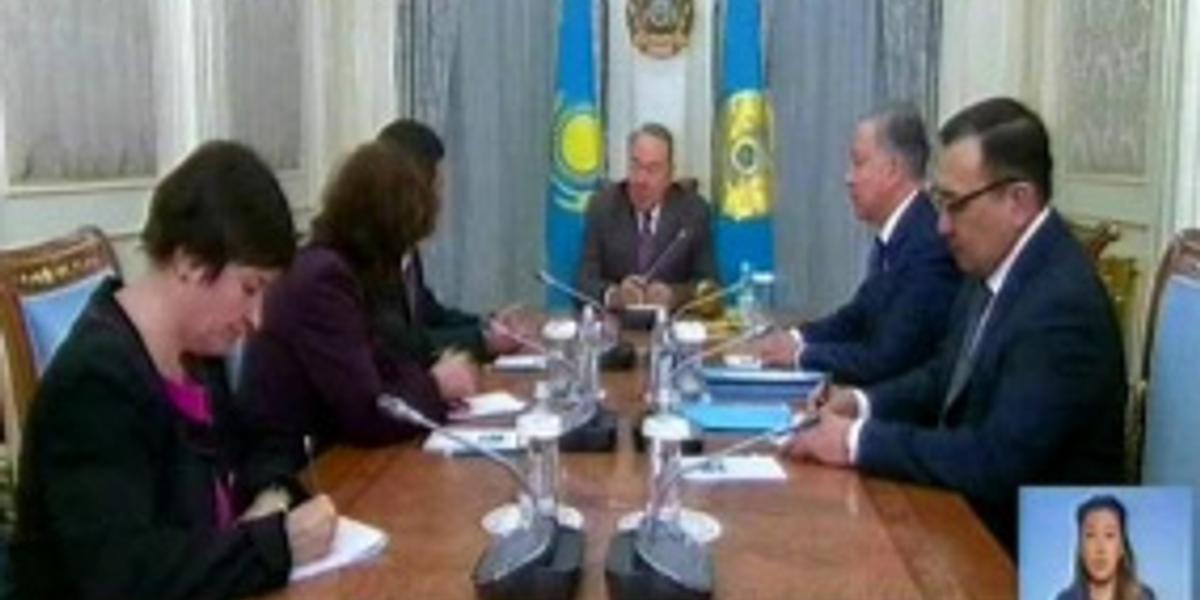 Н. Назарбаев  встретился с председателем Палаты депутатов Парламента Чешской Республики Яном Гамачеком