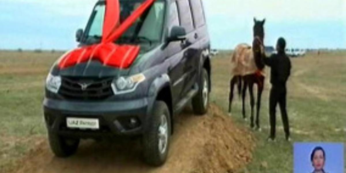 В Атырауской области ко дню Победы организовали конные скачки 