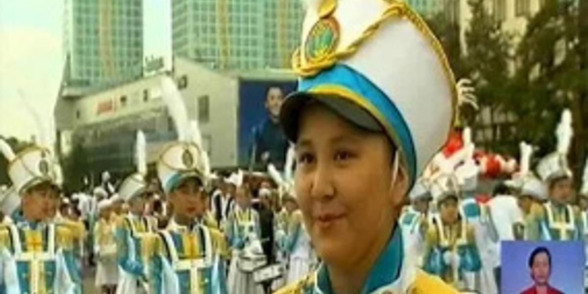 80 тыс детей   приняли участие в параде оркестров и ансамблей в Казахстане