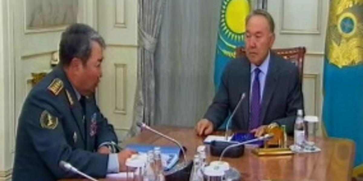 Н.Назарбаев Қорғаныс министрі С.Жасұзақовты қабылдады